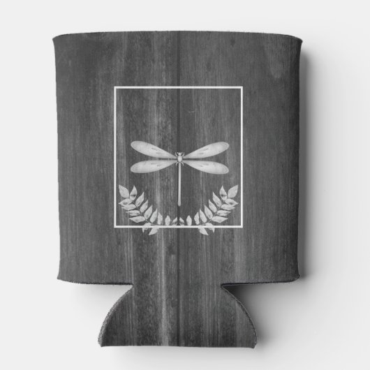 Silver Dragonfly Rustic Can Cooler Dosenkühler (Rückseite)