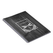 Silver Dragonfly Rustikales Personalisiertes Noteb Notizblock (Rechte Seite)