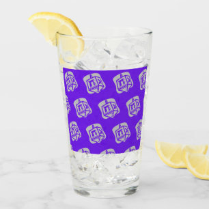 Silver Dreidel Glas