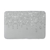 Silver Driving Glitzer Bath Mat Badematte (Vorderseite)