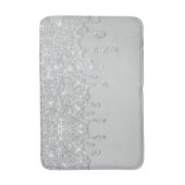 Silver Driving Glitzer Bath Mat Badematte (Vorderseite Vertikal)