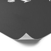 Silver Driving Glitzer mit Balloons Geburtstag Poster (Ecke)