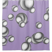 SILVER DROPS SHOWCURTAIN! DUSCHVORHANG (Vorderseite)