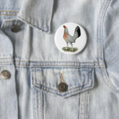 Silver Duckwing Game Hen Button (Beispiel)