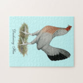 Silver Duckwing Game Hen Puzzle (Horizontal)
