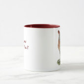 Silver Duckwing Game Hen Tasse (Zentrum)
