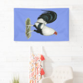 Silver Duckwing Gamecock Banner (Insitu)