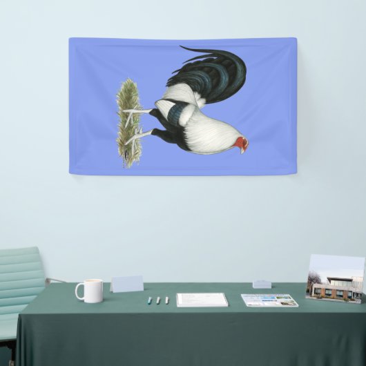 Silver Duckwing Gamecock Banner (Messeveranstaltung)