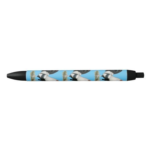 Silver Duckwing Gamecock Kugelschreiber (Vorderseite)