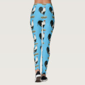 Silver Duckwing Gamecock Leggings (Rückseite)