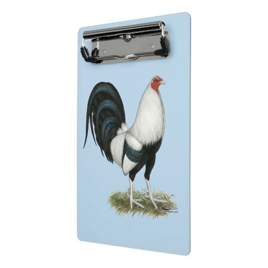 Silver Duckwing Gamecock Mini Klemmbrett (Gewinkelt2)