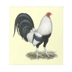 Silver Duckwing Gamecock Notizblock