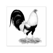 Silver Duckwing Gamecock Permastempel (Design)