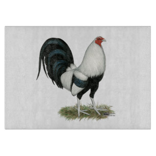 Silver Duckwing Gamecock Schneidebrett