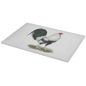 Silver Duckwing Gamecock Schneidebrett (Ecke)
