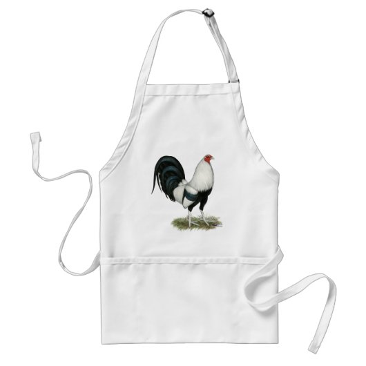 Silver Duckwing Gamecock Schürze (Vorne)