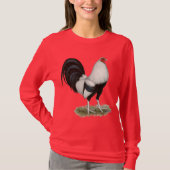 Silver Duckwing Gamecock T-Shirt (Vorderseite)