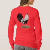 Silver Duckwing Gamecock T-Shirt (Rückseite)