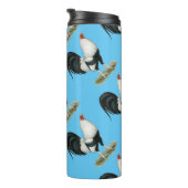 Silver Duckwing Gamecock Thermosbecher (Nach rechts gedreht)