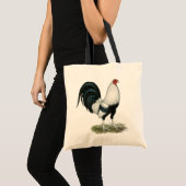 Silver Duckwing Gamecock Tragetasche (Vorderseite (Produkt))