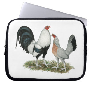 Silver Duckwing Gamefowl Laptopschutzhülle
