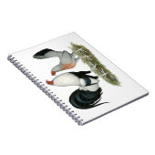 Silver Duckwing Gamefowl Notizblock (Rechte Seite)