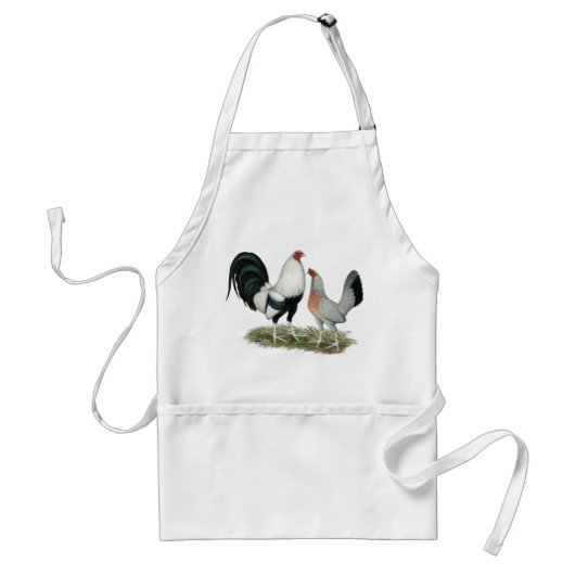 Silver Duckwing Gamefowl Schürze (Vorne)