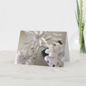 Silver Dusted Weihnachten Blume (Vorderseite)