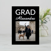 Silver DVM Veterinary Medicine Graduation Party Folieneinladung (Stehend vorne)