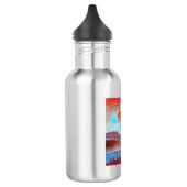 Silver Eagle Landschaft Edelstahlflasche (Links)