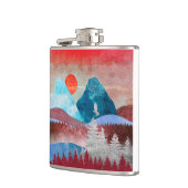 Silver Eagle Landschaft Flachmann (Links)