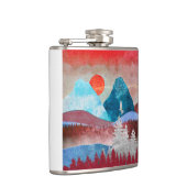 Silver Eagle Landschaft Flachmann (Rechts)