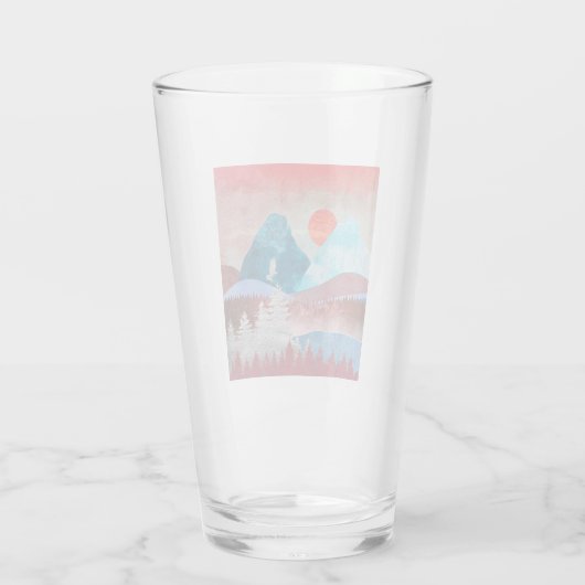 Silver Eagle Landschaft Glas (Rückseite)