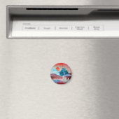Silver Eagle Landschaft Magnet (In Situ (Geschirrspüler))
