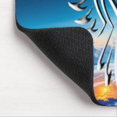 Silver Eagle Sunrise Mousepad (Ecke)