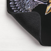 Silver Eagles mit Gold Star Mouse Pad Mousepad (Ecke)
