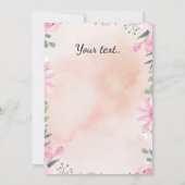 Silver Easter Egg with photo Einladung (Rückseite)