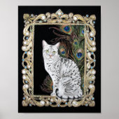 Silver Egyptian Mau Poster (Vorne)