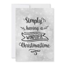 Silver Einfach eine wunderbare Weihnachtszeit geni