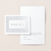 Silver Elegance All-Occasion "Danke" Hinweis Folienkarte (Anzeige)