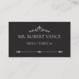 Silver Elegance Collection Wedding Place Card Platzkarte