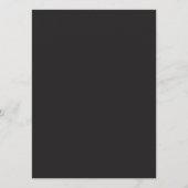 Silver Elegance Collection Wedding Table Number Einladung (Rückseite)