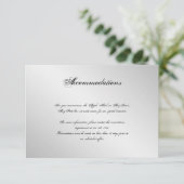 Silver Elegance Wedding Insert (Stehend Vorderseite)