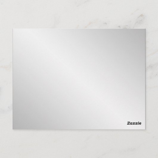 Silver Elegance Wedding Tischnummer (Rückseite)