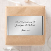 Silver Elegane Water Flasche Label (Insitu)