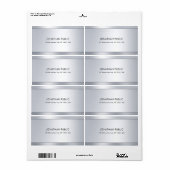 Silver Elegante Berufliche Lieferadresse (Vorne)