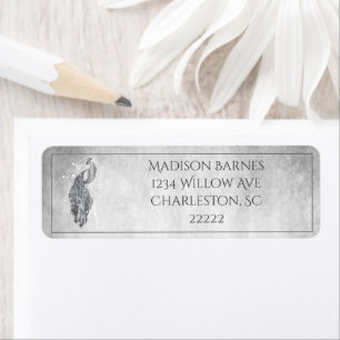 Silver Elegante Pfau Label