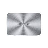 Silver eleganter, moderner Bademantel Badematte (Vorderseite)