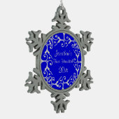 Silver Eleganz First Hanukkah Snowflake Ornament (Links)