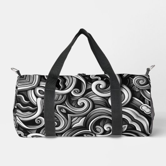 Silver Energy Wirbel Duffle Bag (Vorderseite)